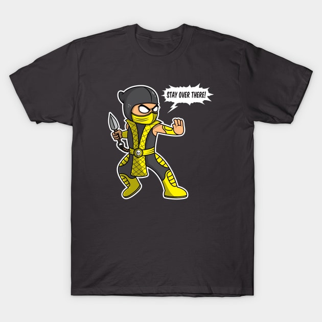 Social Distancing Scorpion T-Shirt by Wasabi Snake